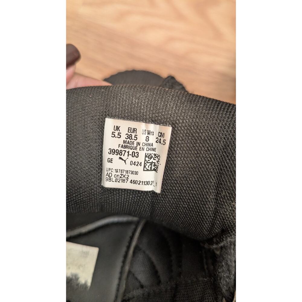 PUMA Fenty x Rihanna Creeper Phatty Low Top Lace-Up Sneaker Triple Black - Picture 4 of 4